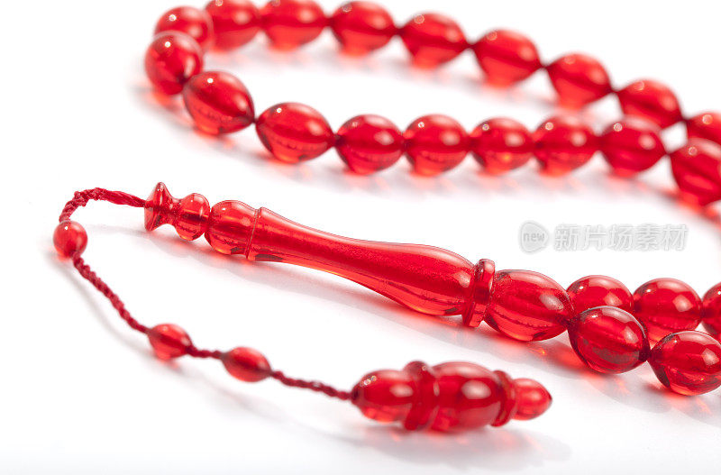 Amber prayer beads